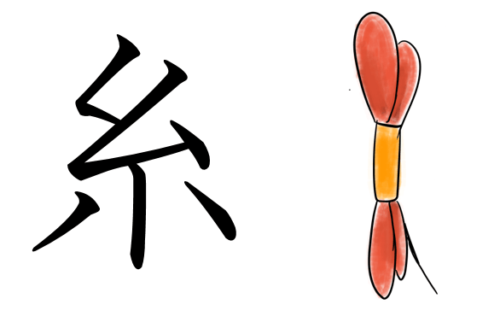 漢字　成り立ち　糸