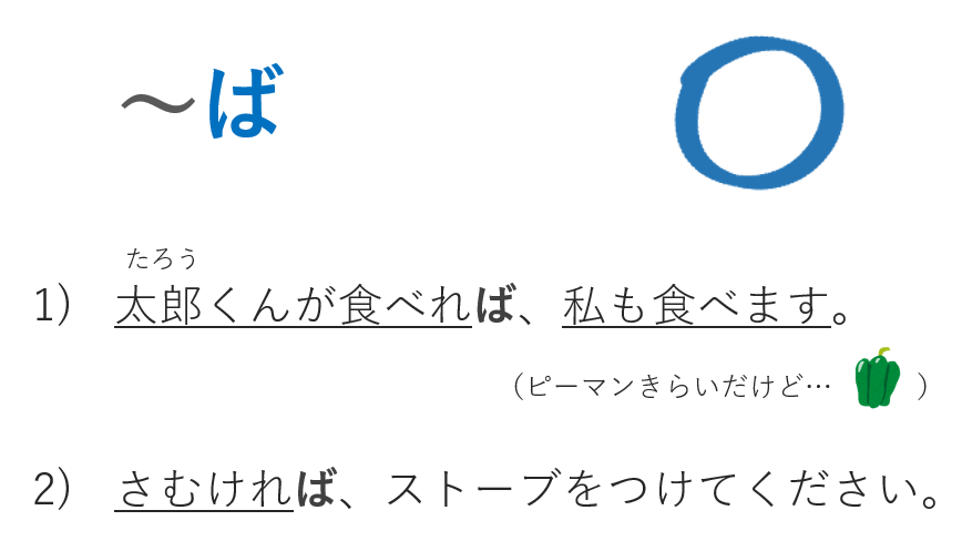 「と・たら・ば・なら」の違い【条件を表す表現】【日本語初級、教案と導入イラスト】