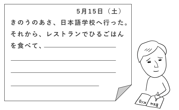 日本語を教える 普通体 みんなの日本語 第20課 イラスト付き教案