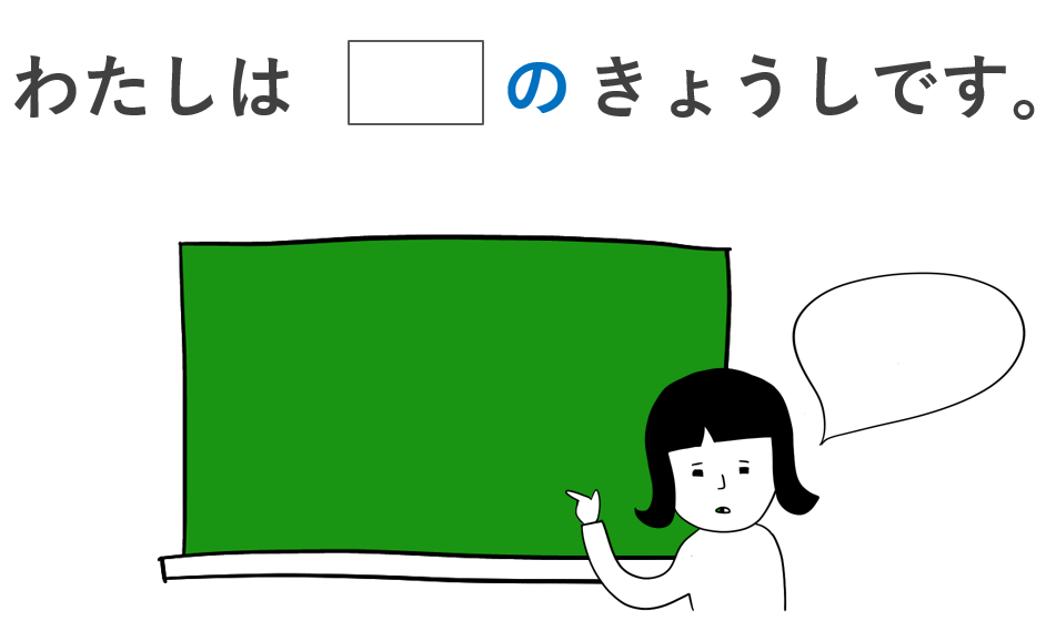 所属　助詞　の　日本語　初級